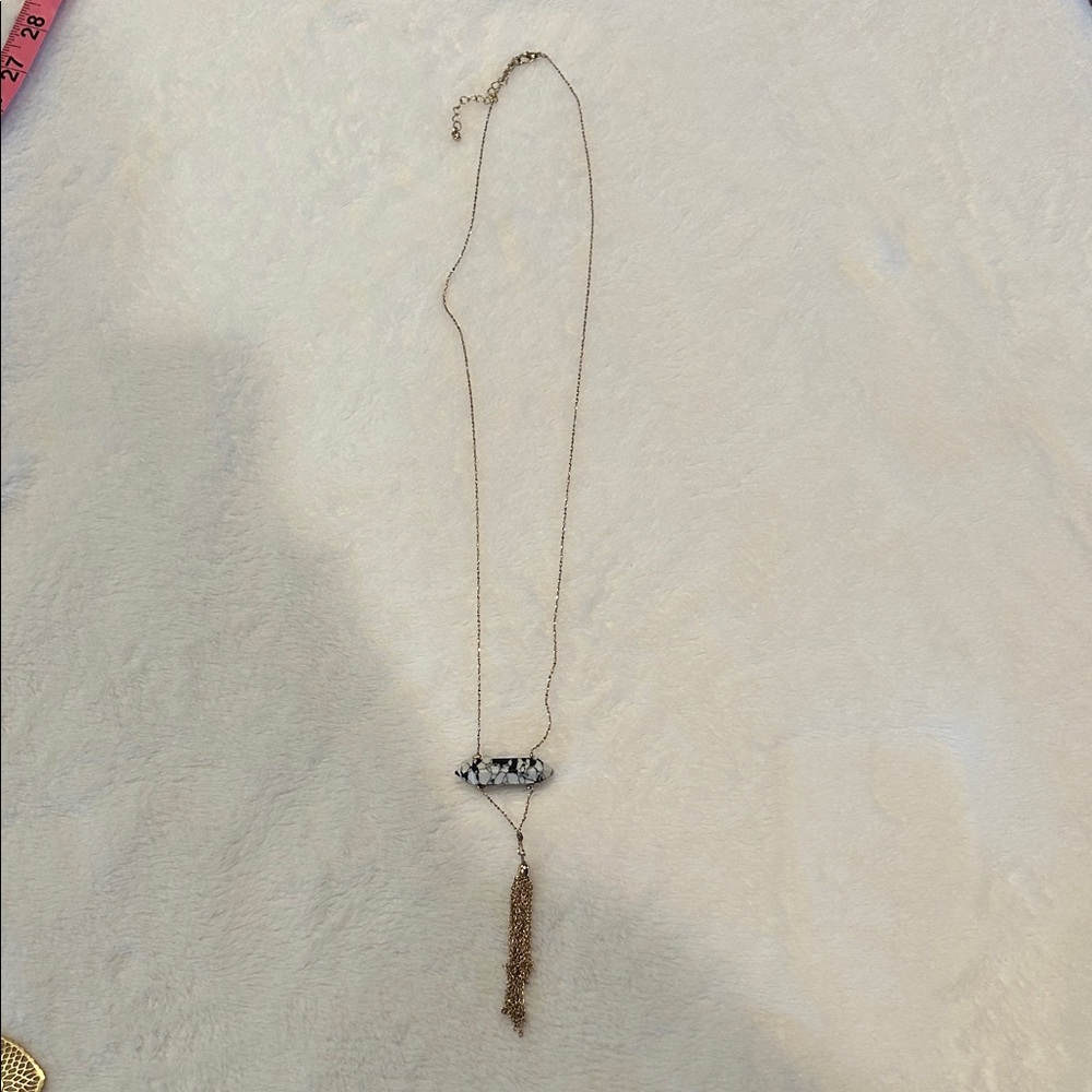 Elegant Gold and Silver Necklace